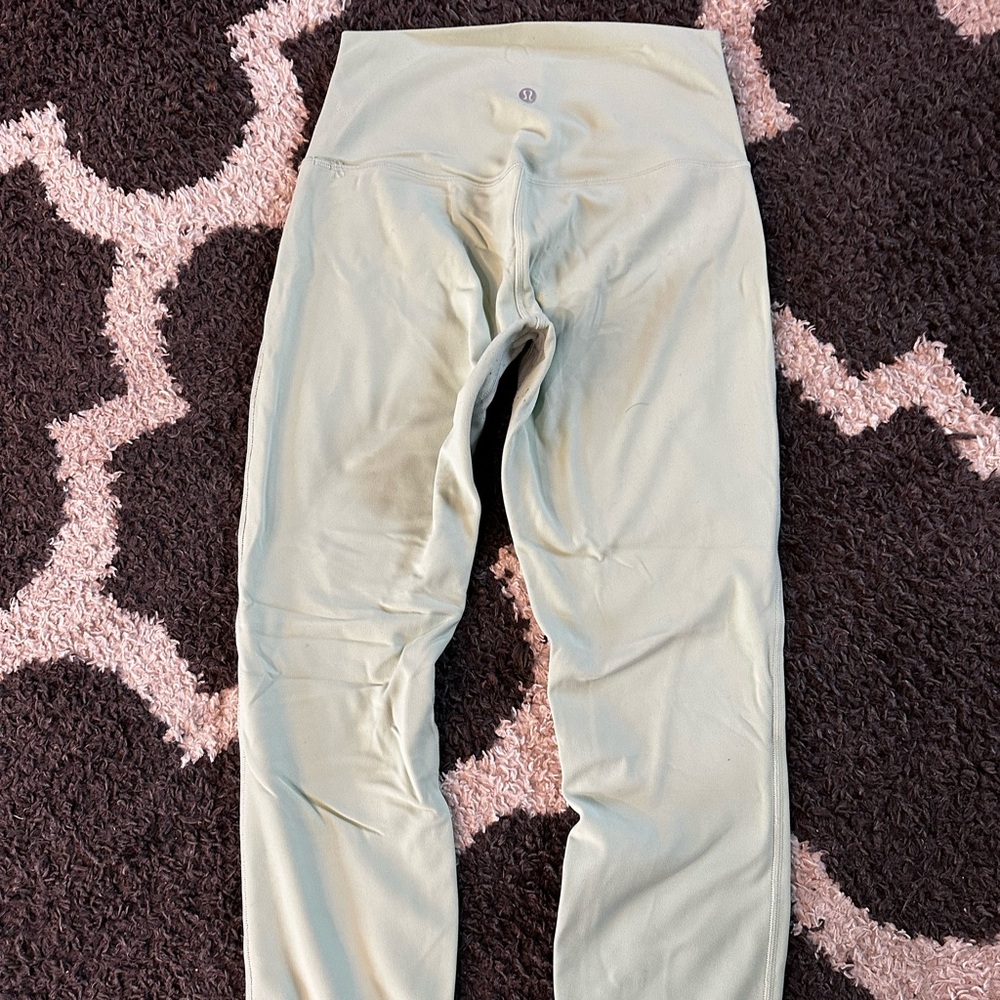 Lululemon Athletica Light Green Leggings